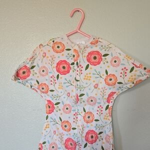 Sleeping Baby | Zipadee-zip Pink Floral Sleep Sack Size Small